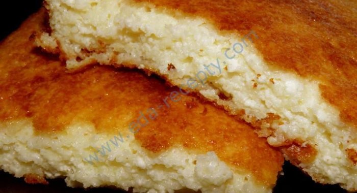 Нежная творожная запеканка