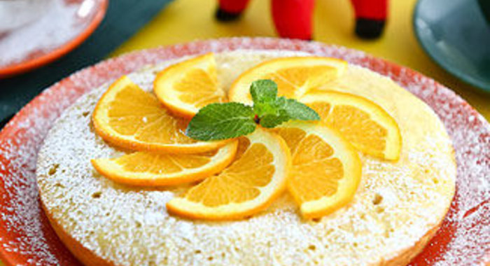 Апельсиновый кекс в мультиварке