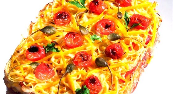 Запеканка с курицей и творогом