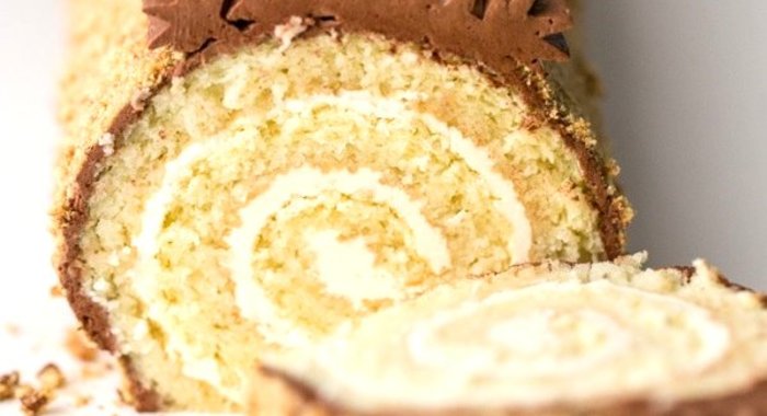 Рулет на сгущенном молоке