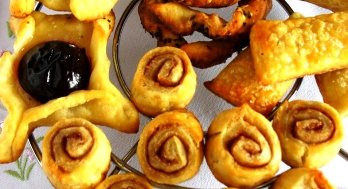 Слоеное творожное тесто