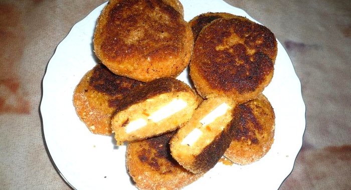 Чечевичные котлетки с тофу