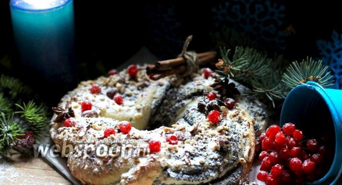 Маковый кекс на Рождество