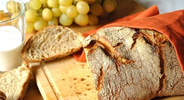 Хлеб на кефире без дрожжей