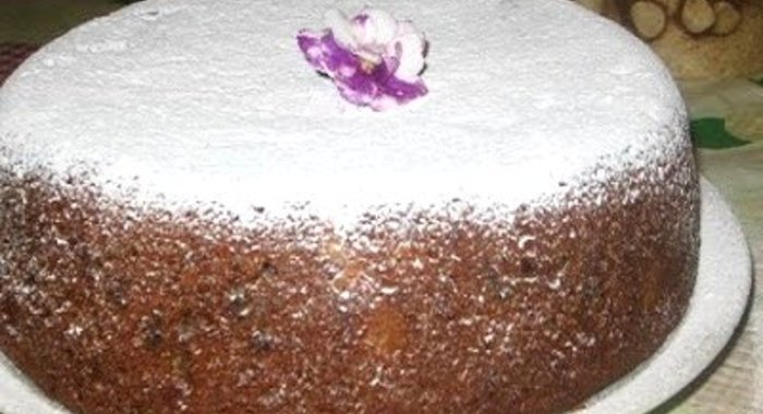 Пирог с курагой в мультиварке