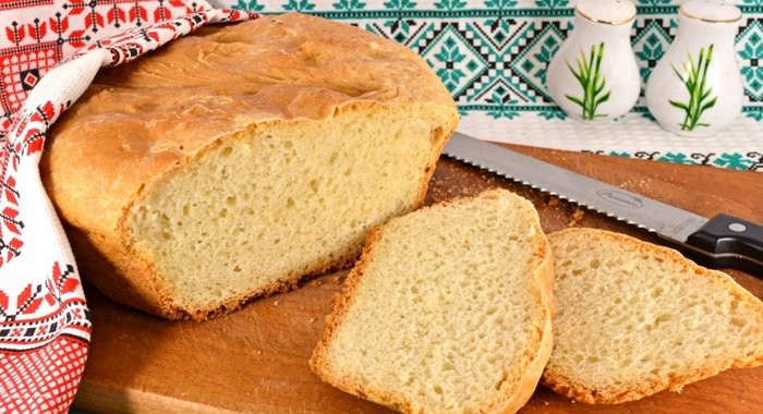 Простой домашний белый хлеб