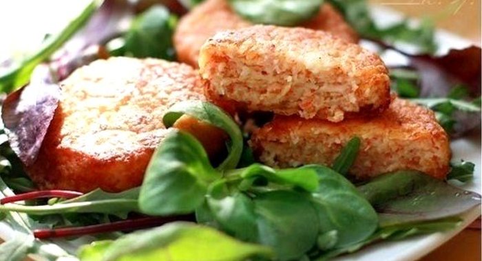 Котлеты с крабовыми палочками