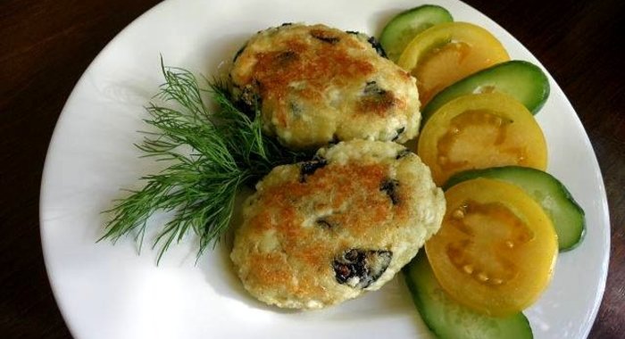 Вегетарианские рыбные котлеты