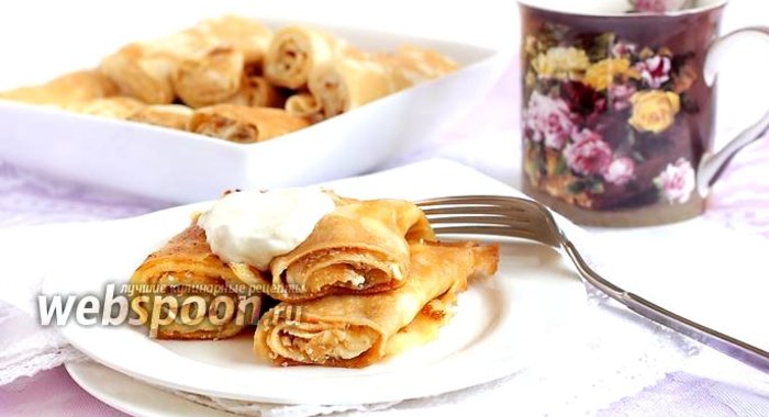 Блинчики с творогом