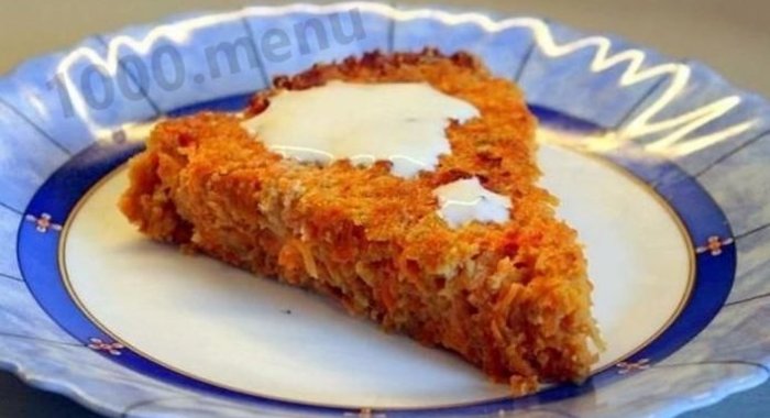 Запеканка из моркови