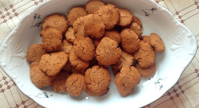 Медово-гречневое печенье