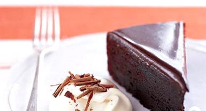 Глазированный шоколадный пирог