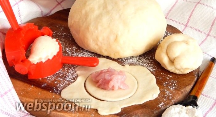 Пельменное тесто на сметане