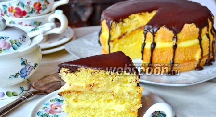 Бостонский кремовый торт (Boston Cream Pie)