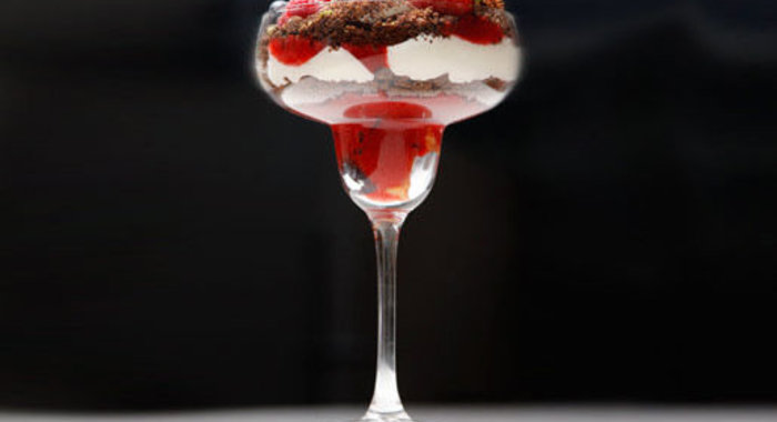 Традиционный латвийский десерт из ржаного хлеба