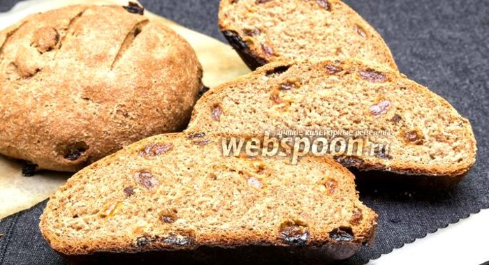 Ржаной хлеб с изюмом