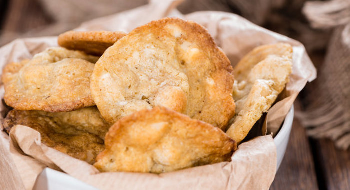 Ореховое печенье с белым шоколадом