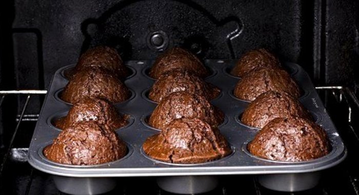 Шоколадный кекс пятиминутный