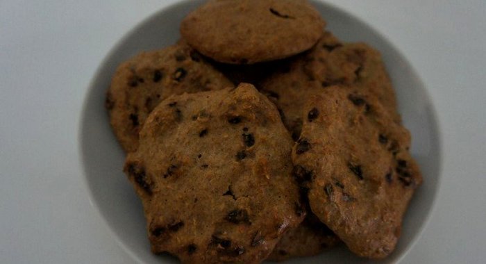 Кофейное печенье с черносливом