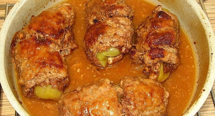 Рулеты из говядины в духовке