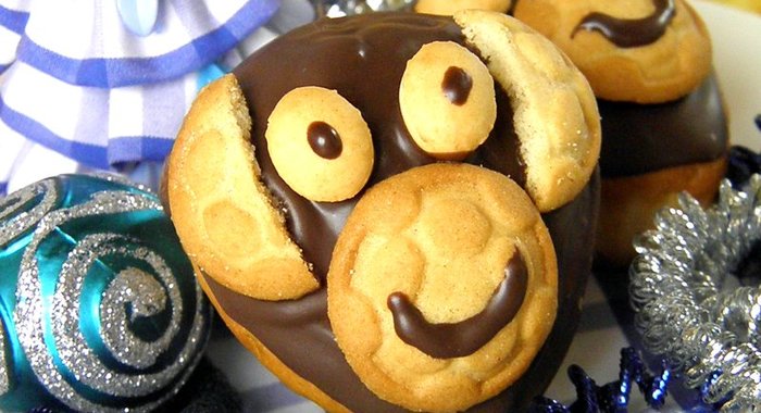 Кексы в виде обезьяны