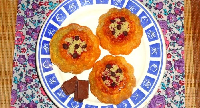 Кексы с ванилью и шоколадом