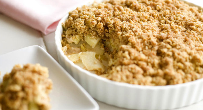 Яблочный крамбл