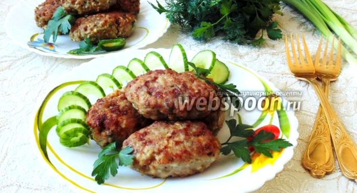 Котлеты из куриных желудков