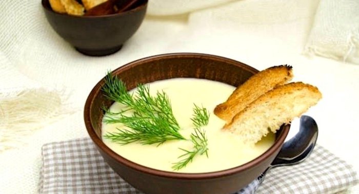 Сырный суп со сливками