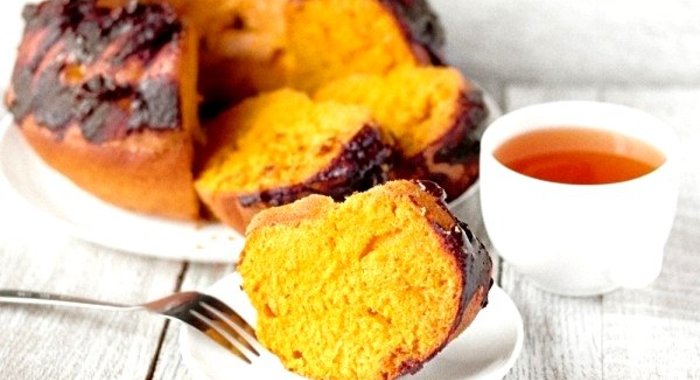 Бразильский морковный кекс