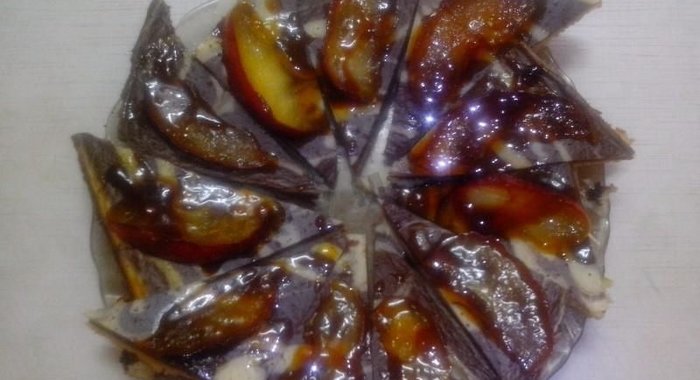 Творожная запеканка Зебра со сметанной заливкой