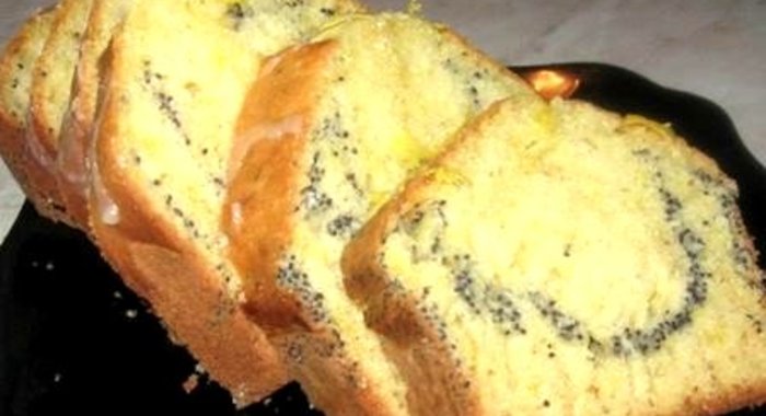 Кекс с лимоном и маком