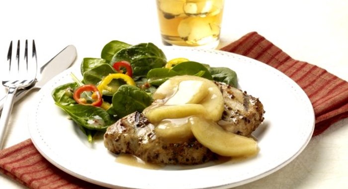 Котлеты с яблоками