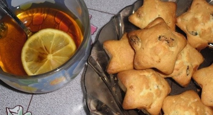 Морковные кексы с изюмом