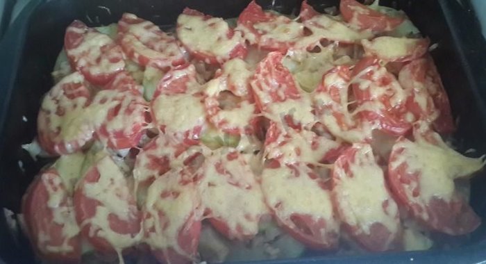 Запеканка с кабачками