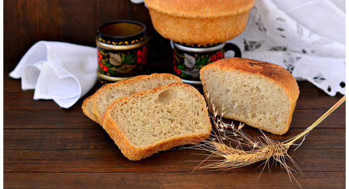 Хлеб на биге с четырьмя крупами