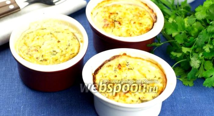 Творожная запеканка с травами