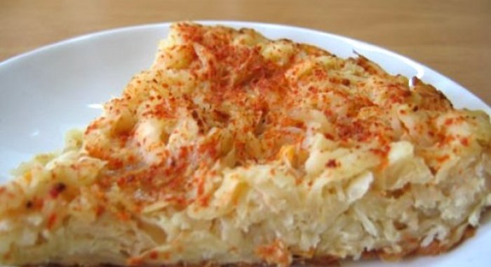 Постная запеканка из капусты