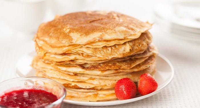 Нежные блины на кефире