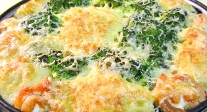 Запеканка из капусты и кабачков