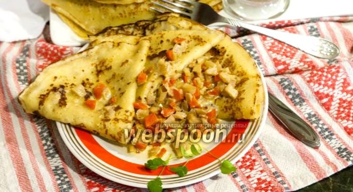 Блины на гусиных яйцах