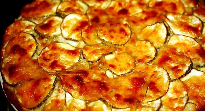 Запеканка из цветной капусты и кабачков