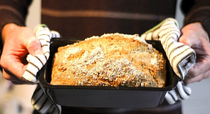 Вегетарианский хлеб овсяный