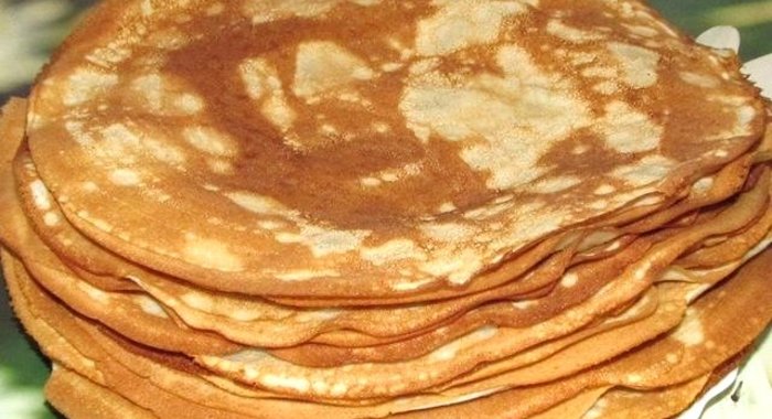 Блинчики на сметане