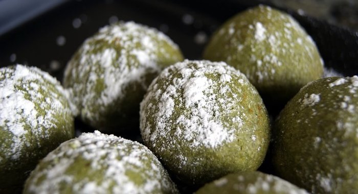 Печенье с зеленым чаем