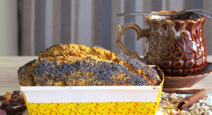 Кукурузный хлеб с мёдом