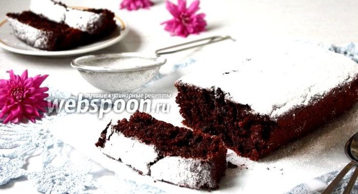Постный шоколадный кекс