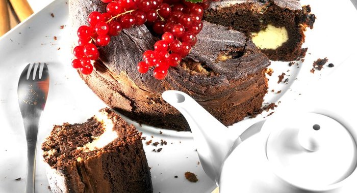 Шоколадный пирог с маскарпоне