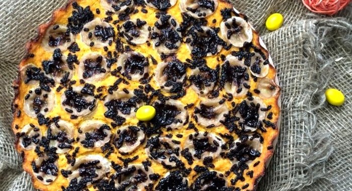 Морковно-творожный пирог