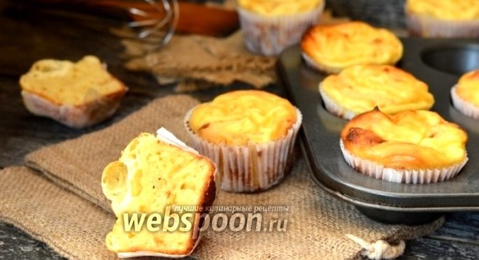 Дважды творожные кексы